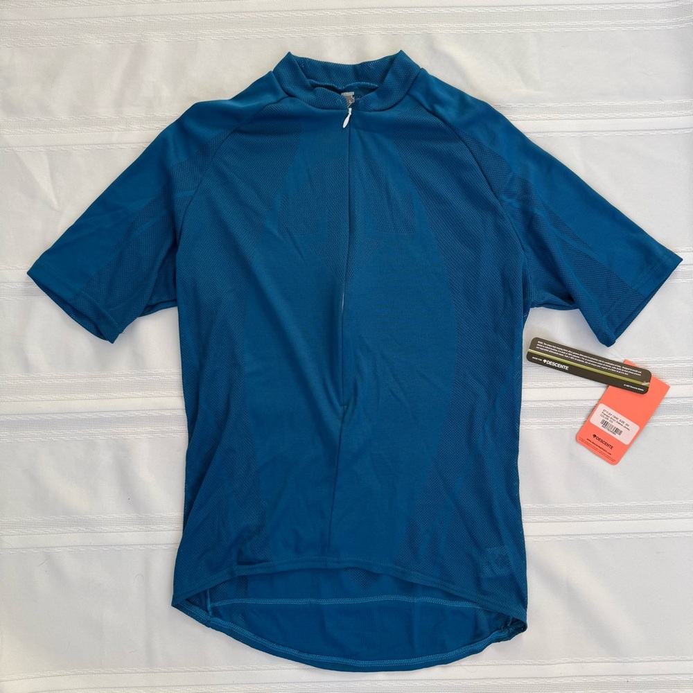 Descente Men's Blue Cycling Jersey VINTAGE
